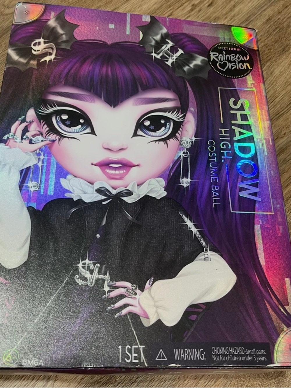 Rainbow High Shadow Costume Ball Makeup Set - Purple & Black